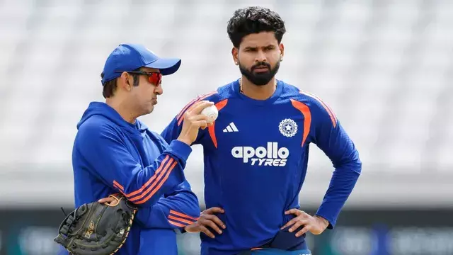 IND vs AFG मुकाबले से पहले गंभीर चिंता में श्रेयस अय्यर और गौतम गंभीर