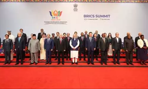 ब्र‍िक्‍स शिखर सम्मेलन: प्रधानमंत्री मोदी ने ब्र‍िक्‍स सदस्‍यों के साथ खिंचवाई फैमिली फोटो