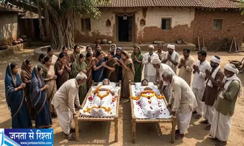 मां का कलेजा टूट गया बेटे की मौत के सदमे में गई जान