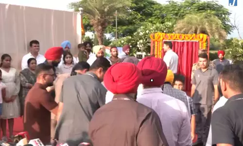 शहीद कर्नल मनप्रीत सिंह के नाम पर 200 फीट HR-2 रोड का नामकरण कार्यक्रम CM भगवंत मान हुए शामिल