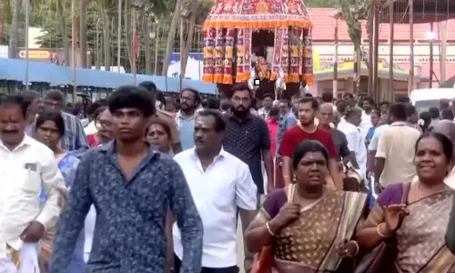 पिल्लयारपट्टी मंदिर में गणेश चतुर्थी रथ महोत्सव की धूम श्रद्धालुओं ने किए भगवान गणेश के दर्शन
