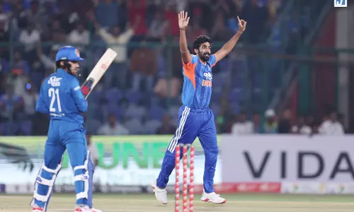 IND vs AFG: बुमराह ने पहले ही ओवर में दिया झटका, गुरबाज बिना खाता खोले OUT IND vs AFG: बुमराह ने पहले ही ओवर में दिया झटका, गुरबाज बिना खाता खोले OUT