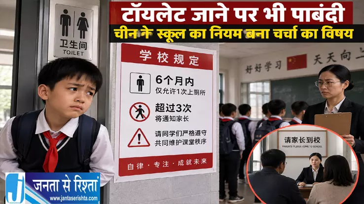टॉयलेट जाने पर भी पाबंदी चीन के स्कूल का नियम बना चर्चा का विषय टॉयलेट जाने पर भी पाबंदी चीन के स्कूल का नियम बना चर्चा का विषय