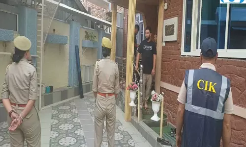 आतंकी साजिश के सुराग तलाशने उतरी CIK कई ठिकानों पर एक साथ छापेमारी