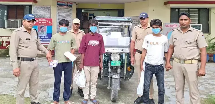 Haridwar: नुकीली वस्तु दिखाकर लूट, तीन आरोपित पुलिस गिरफ्त में