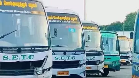 चतुर्थी उत्सव के दौरान चेन्नई लौटने वाले लोगों की भारी भीड़ को देखते हुए चल रही 3,565 बसें चतुर्थी उत्सव के दौरान चेन्नई लौटने वाले लोगों की भारी भीड़ को देखते हुए चल रही 3,565 बसें