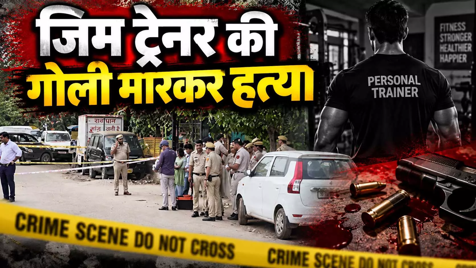 जिम ट्रेनर की गोली मारकर हत्या, सरेआम मारी 10-12 गोलियां जिम ट्रेनर की गोली मारकर हत्या, सरेआम मारी 10-12 गोलियां