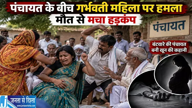 पंचायत के बीच गर्भवती महिला पर हमला मौत से मचा हड़कंप पंचायत के बीच गर्भवती महिला पर हमला मौत से मचा हड़कंप
