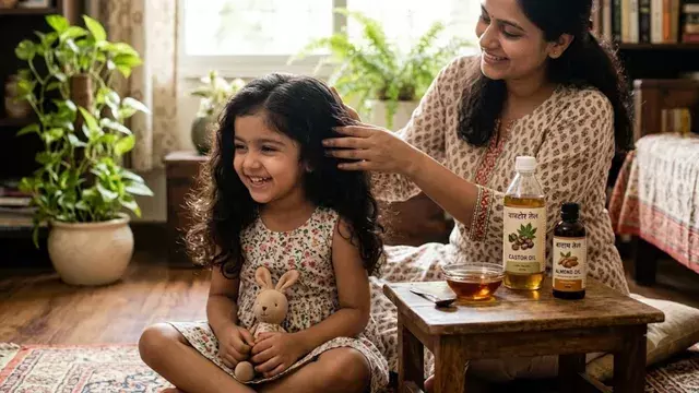 बच्चों के बालों की देखभाल में काम आएगा कैस्टर ऑयल का ये नुस्खा