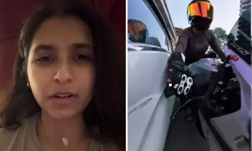 वायरल वीडियो के बाद कार चालक ने मानी गलती