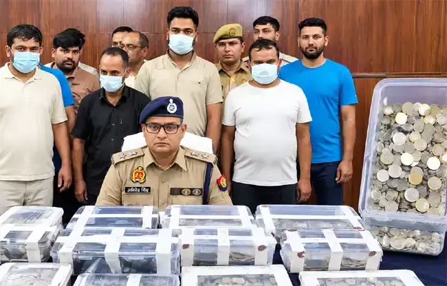 Sonipat: नकली सिक्के बनाने वाली फैक्ट्री पकड़ी, पांच आरोपी गिरफ्तार