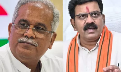 रायपुर प्रेस क्लब में आमने-सामने होंगे विजय शर्मा और भूपेश बघेल...? पुलिस ने संभाला मोर्चा