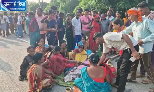 राजगीर-इस्लामपुर मार्ग पर अज्ञात हाइवा की चपेट में आई स्कूल प्राचार्या, हादसे में मौत