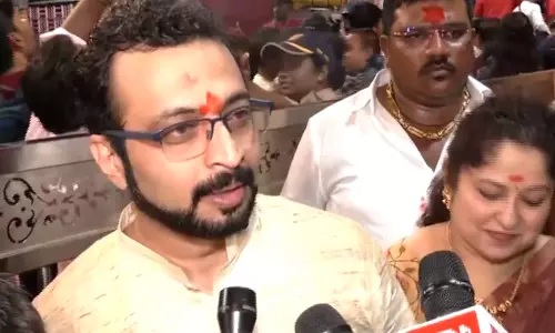 लालबागचा राजा के दर्शन करने पहुंचे अमोल कोल्हे मंडल की व्यवस्था को सराहा