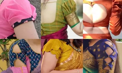 सिंपल ब्लाउज को स्टाइलिश बनाएंगे ये स्लीव डिजाइन