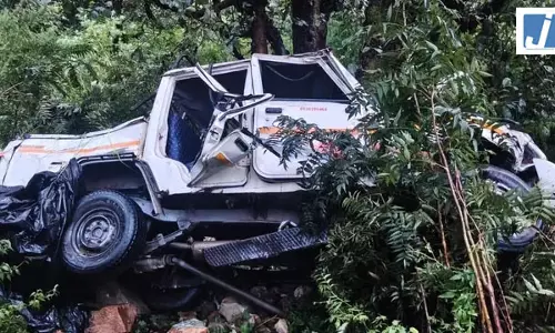 मेले से लौट रहा पिकअप खाई में गिरा, एक की मौत 11 घायल