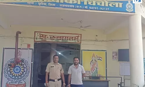 चौक पर गाली-गलौज और हंगामा करना पड़ा भारी युवक गिरफ्तार