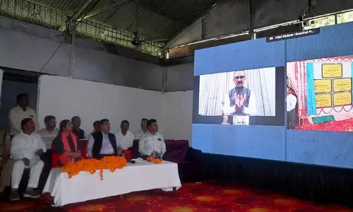 सुक्खू ने रेणुकाजी में 5 सड़क परियोजनाओं की रखी नींव