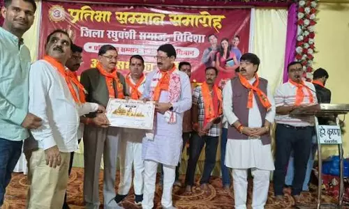 धर्मशाला के सामाजिक कार्यकर्ता का सम्मान