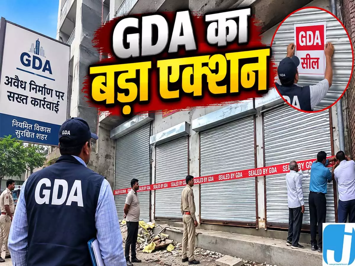 अवैध कारोबार के ठिकानों पर चला GDA का बुलडोजर दो गोदाम सील अवैध कारोबार के ठिकानों पर चला GDA का बुलडोजर दो गोदाम सील
