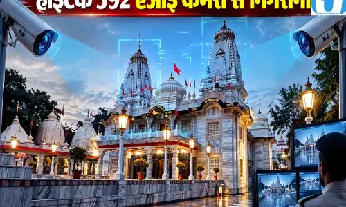 गोरखनाथ मंदिर पर 392 आधुनिक कैमरों की नजर सुरक्षा में बड़ा बदलाव