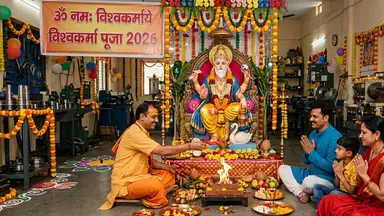 विश्वकर्मा पूजा पर बन रहा शुभ योग जानें पूजा का मुहूर्त
