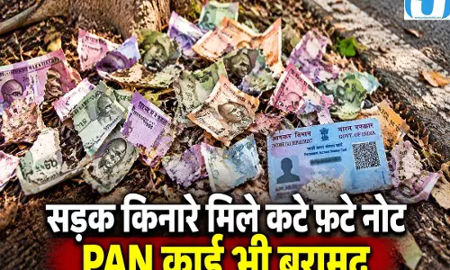विशाखापट्टनम में सड़क किनारे मिले कटे फटे नोट PAN कार्ड भी बरामद