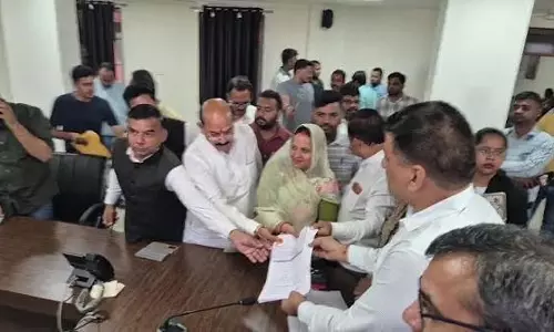 Ajmer: भाजपा की अनामिका शर्मा ने मेयर पद के लिए दाखिल किया पर्चा