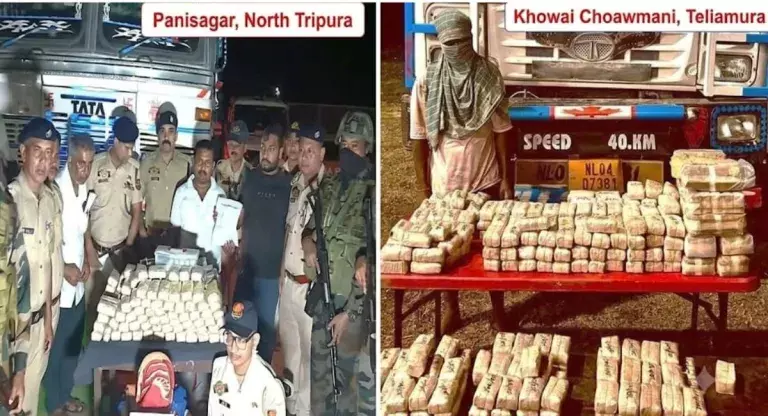 Tripura: असम राइफल्स ने पकड़ी 98 करोड़ की याबा टैबलेट्स