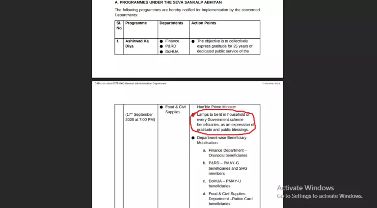 असम सरकार की अपील: लाभार्थी पीएम मोदी के लिए जलाएं दीये
