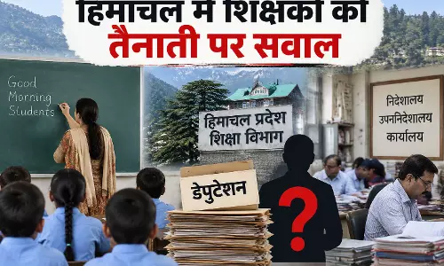 हिमाचल में शिक्षकों की तैनाती पर सवाल