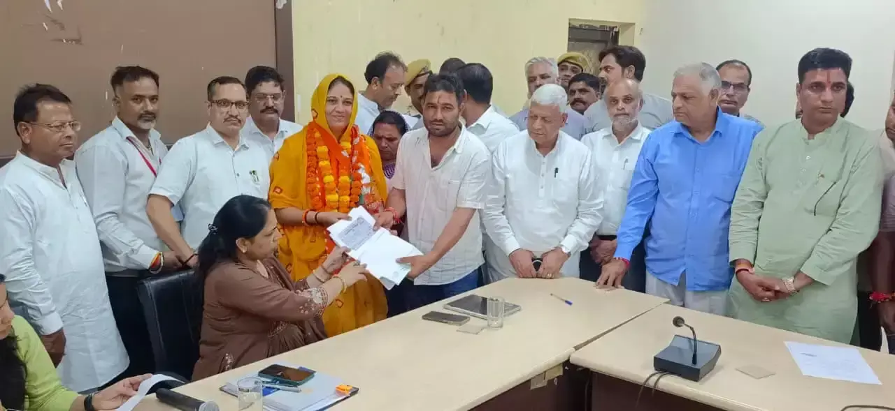 Bhilwara: जसवंत कंवर होंगी भीलवाड़ा महापौर पद की भाजपा प्रत्याशी