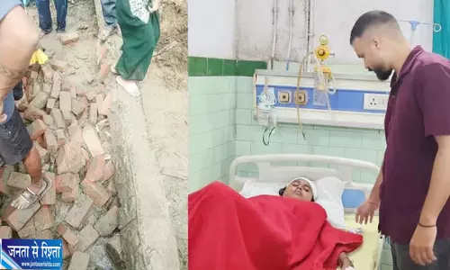 आंधी-बारिश में दीवार ढही, महिला की मौत