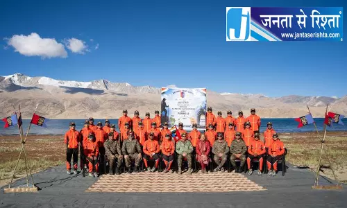 परंग ला अभियान के बाद कारज़ोक पहुंचीं NCC कैडेट्स