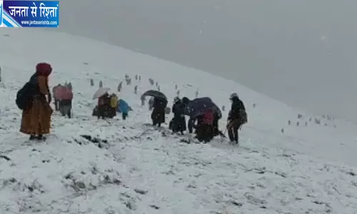 लाहुल में बर्फबारी से दो श्रद्धालुओं की मौत लाहुल में बर्फबारी से दो श्रद्धालुओं की मौत