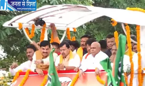 इंदौर में नितिन नवीन का पहला रोड शो