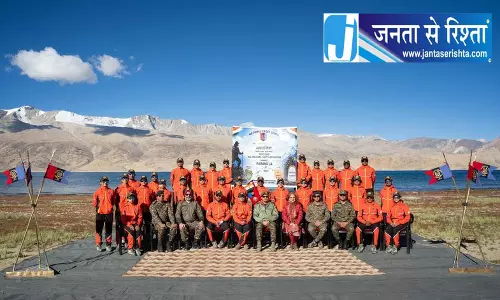 NCC गर्ल कैडेट्स ने पूरा किया 250 KM ट्रेक