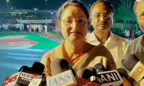 कोडरमा में ‘आशीर्वाद का दीया’ कार्यक्रम, केंद्रीय मंत्री अन्नपूर्णा देवी ने PM मोदी को दी शुभकामनाएं