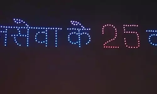 PM मोदी के जन्मदिन पर कानपुर में भव्य ड्रोन शो