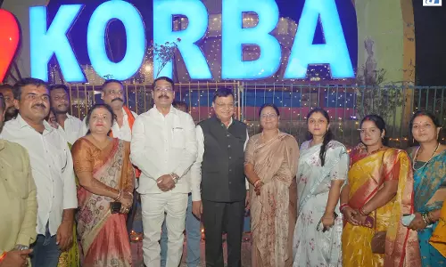 घंटाघर चौक बना दीपों का महासागर, मंत्री लखन लाल देवांगन ने किया शुभारंभ