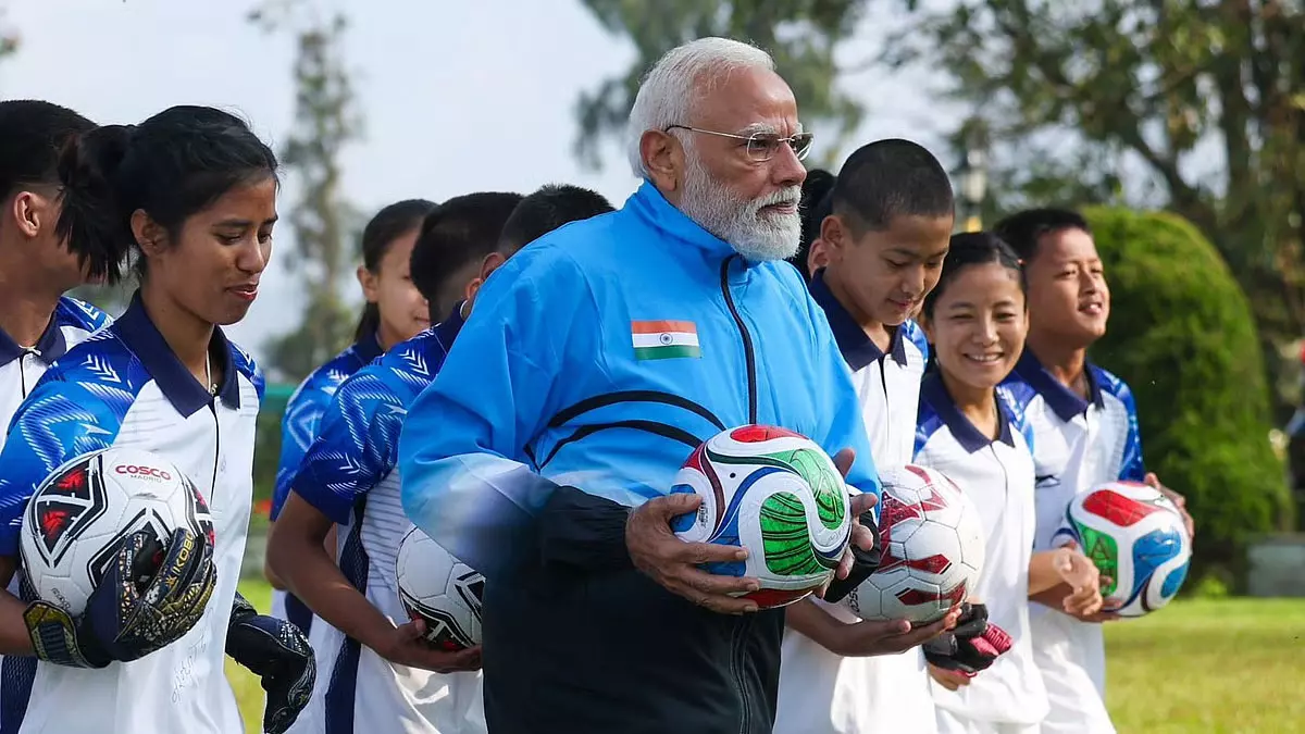 प्रधानमंत्री नरेंद्र मोदी का जन्मदिन: खेलों और खिलाड़ियों को बढ़ावा देने पर रहा विशेष जोर प्रधानमंत्री नरेंद्र मोदी का जन्मदिन: खेलों और खिलाड़ियों को बढ़ावा देने पर रहा विशेष जोर