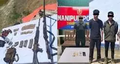 मणिपुर: हथियार और विस्फोटक के साथ तीन उग्रवादी अरेस्ट मणिपुर: हथियार और विस्फोटक के साथ तीन उग्रवादी अरेस्ट