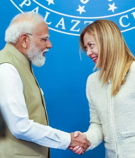 मेलोनी ने मित्र प्रधानमंत्री मोदी को दी जन्मदिन की शुभकामनाएं मेलोनी ने मित्र प्रधानमंत्री मोदी को दी जन्मदिन की शुभकामनाएं