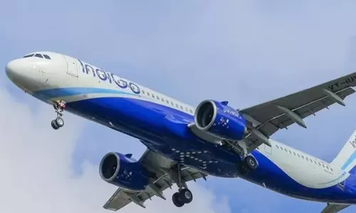 लखनऊ एयरपोर्ट पर इंडिगो विमान की लैंडिंग के दौरान हड़कंप