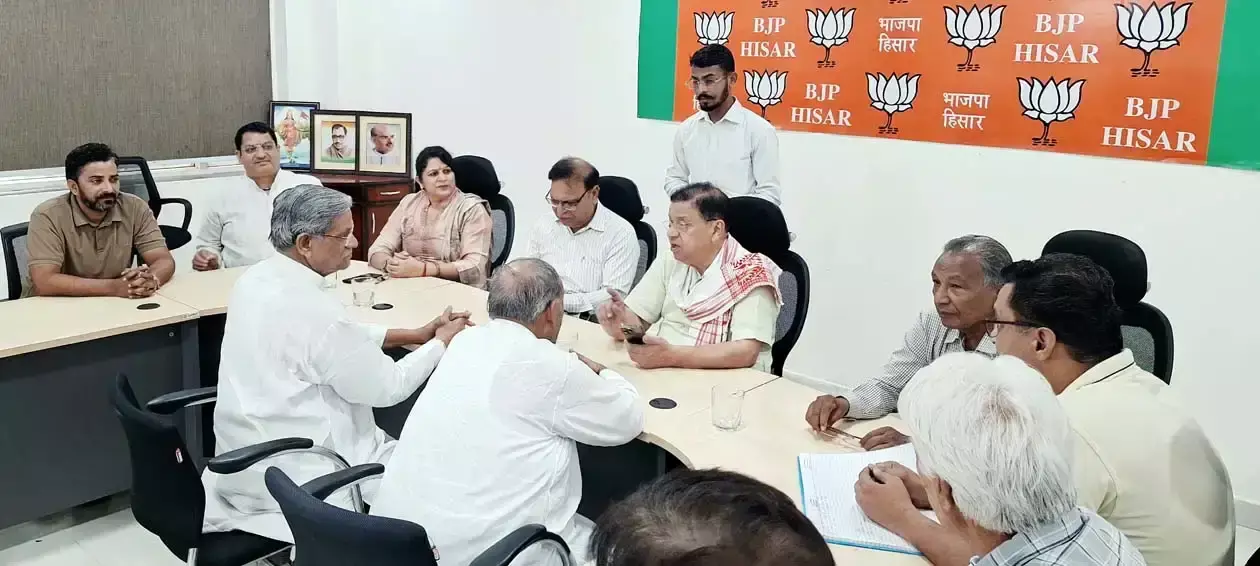 Hisar: भारत में विकास और सुशासन को मिली नई दिशा : कमल गुप्ता Hisar: भारत में विकास और सुशासन को मिली नई दिशा : कमल गुप्ता