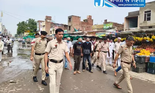 हिसार में हत्या आरोपियों का मुंडे सिर और हथकड़ी में जुलूस