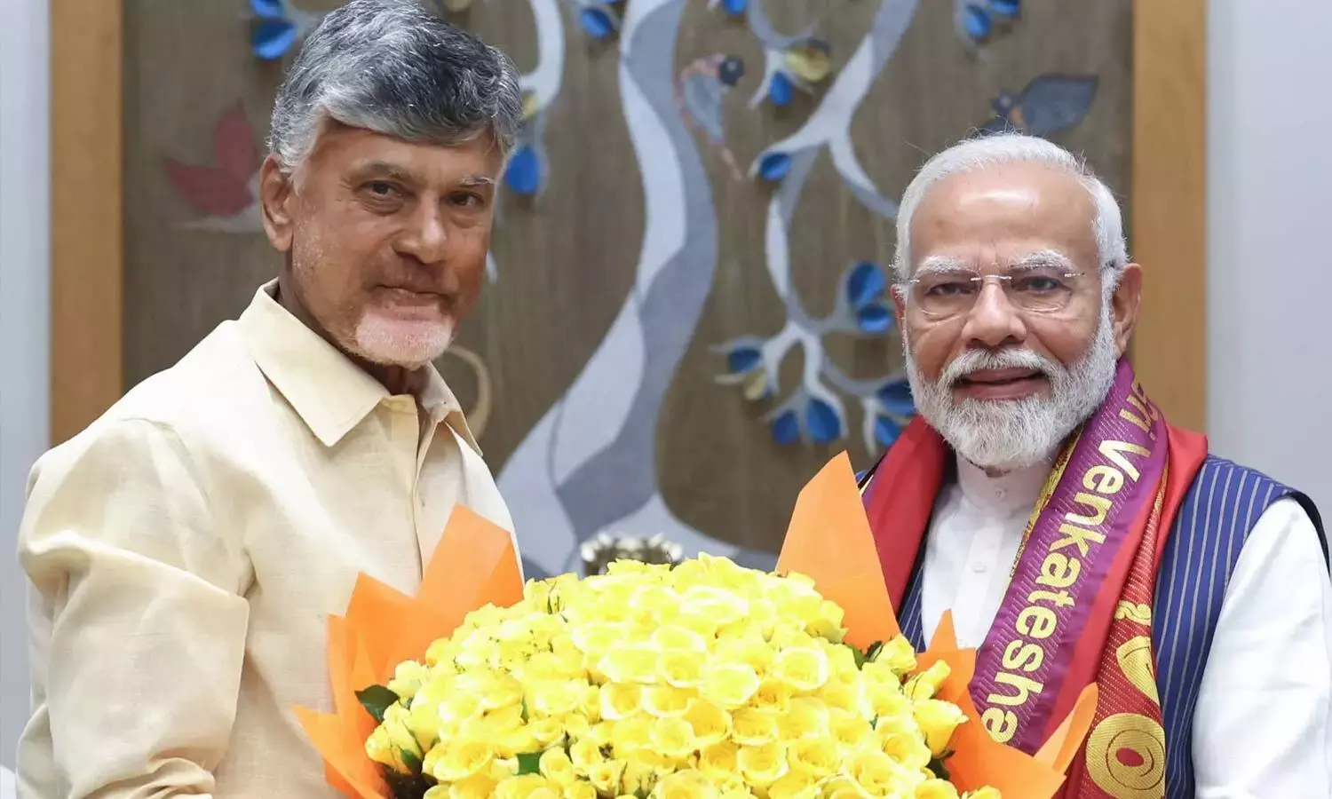 Andhra: मुख्यमंत्री चंद्रबाबू ने प्रधानमंत्री मोदी को जन्मदिन की बधाई दी Andhra: मुख्यमंत्री चंद्रबाबू ने प्रधानमंत्री मोदी को जन्मदिन की बधाई दी