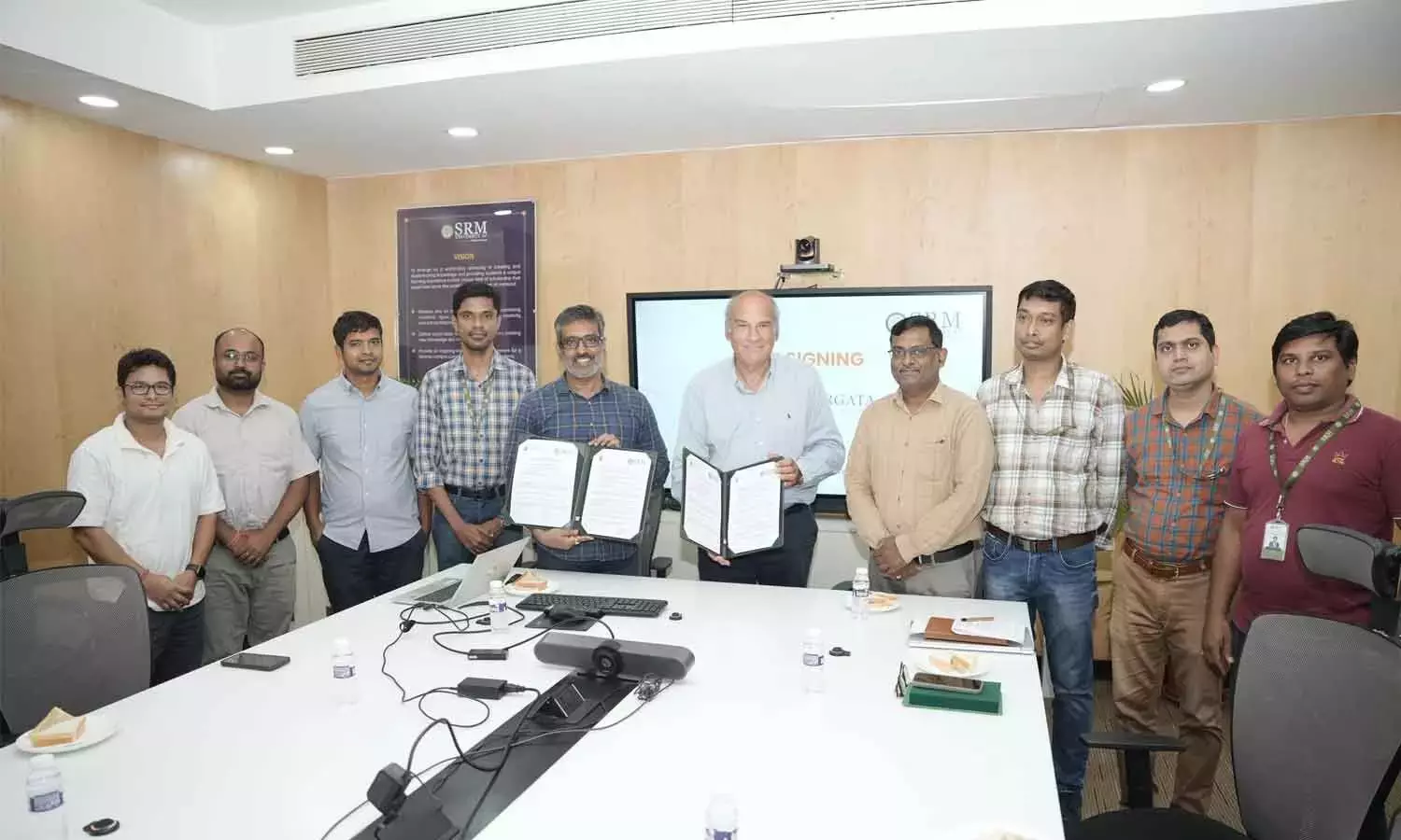 SRM ने यूनिवर्सिटी ऑफ़ रोम टोर वेरगाटा के साथ MoU पर हस्ताक्षर किए