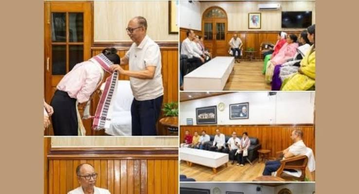 एशिया कप विजेता कप्तान को मणिपुर के मुख्यमंत्री का सम्मान