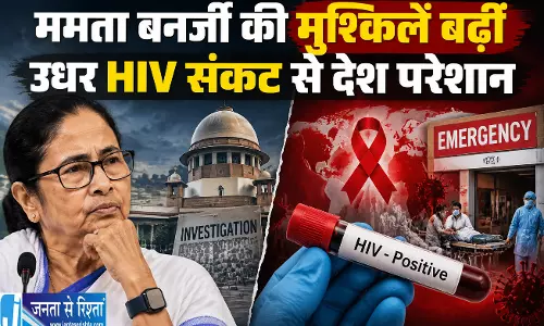ममता बनर्जी की मुश्किलें बढ़ीं उधर HIV संकट से देश परेशान